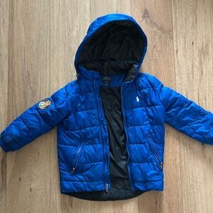 Polo Ralph Lauren 4T blue winter jacket